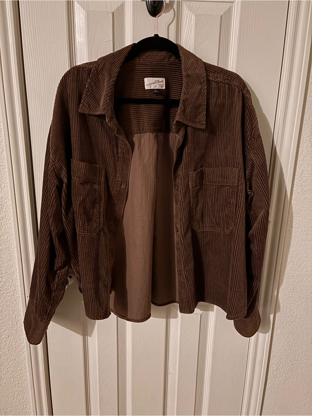 Corduroy Shirt Jacket - fall Brown universal thread